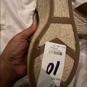 Marc Fisher suede espadrilles!